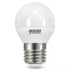 Лампа светодиодная Gauss 53238 LED Elementary Globe 8W E27 6500K 1/10/100