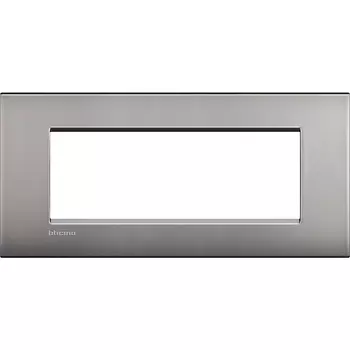 LNC4807NK Рамка LivingLight Air Никель матовый 7 модулей Bticino