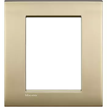 LNC4826OF Рамка LivingLight Air Золото матовое 3+3 модуля Bticino