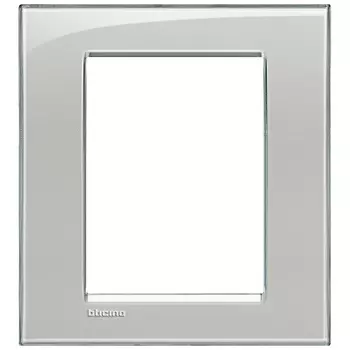 LNA4826KG Рамка LivingLight Квадрат Серое небо 3+3 модуля Bticino