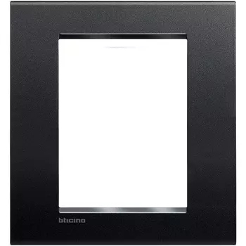 LNA4826AR Рамка LivingLight Квадрат Антрацит 3+3 модуля Bticino