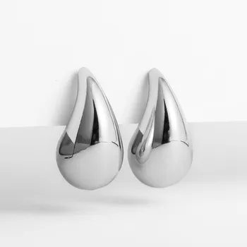 Шикарные преувеличенные большие серьги-капли для женщин, украшения для ушей золотой