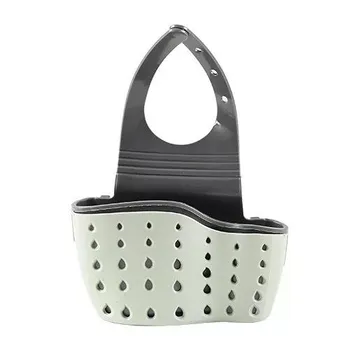 Домашняя сливная корзина для хранения, держатель для кухонной раковины, регулируемая губка для мыла, подвесная сумка для сливной корзины