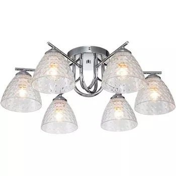 Потолочная люстра 659/6PL E27*60W Escada Adonis Chrome