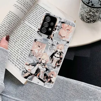 Чехол для телефона Genshin Impact для Samsung Galaxy S10 S21 S22 Plus Ultra A91 A51 A21S A12 Прозрачный чехол для телефона Galaxy S30