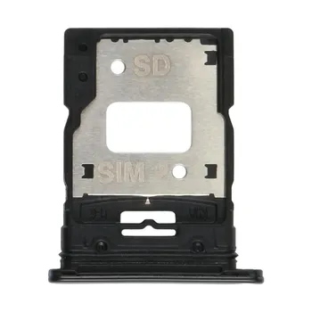 Лоток для SIM-карты + лоток для SIM-карты/лоток для карты Micro SD для Xiaomi Mi 11 Lite/11 Lite 5G NE M2101K9AG чёрный