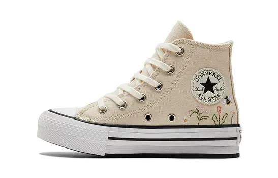 Детские парусиновые кеды Converse Chuck Taylor, бежевый