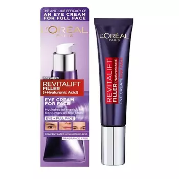 Крем для лица LOREAL REVITALIFT ФИЛЛЕР с гиалуроновой кислотой против морщин 30 мл