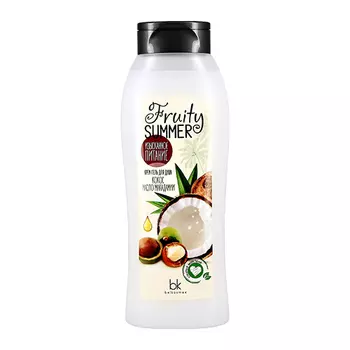Крем-гель для душа BELKOSMEX FRUITY SUMMER Кокос и масло макадамии 500 мл