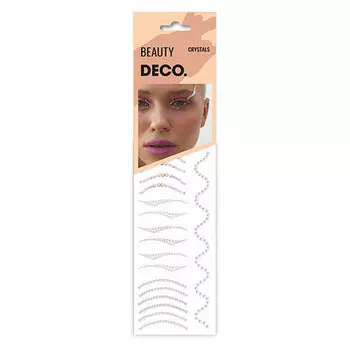 Кристаллы для лица и тела DECO. CRYSTALS by Miami tattoos Shiny gaze