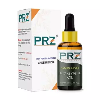 Эфирное масло Эвкалипта (15 мл), Eucalyptus Essential Oil, произв. PRZ Herbals Care