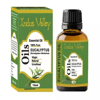 Эфирное масло Эвкалипта (15 мл), Eucalyptus Essential Oil, произв. Indus Valley