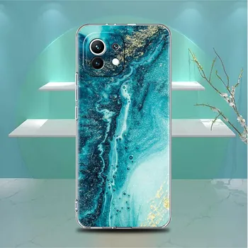 Прозрачный чехол для Xiaomi Mi Poco X3 NFC M3 Pro F3 F1 11 Lite 12 Note 10 11T 9T Прозрачный чехол для телефона с мраморным узором Роскошный крутой Xiaomi Poco F3