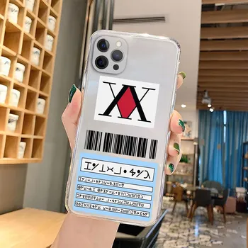 Милый прозрачный чехол для телефона Hunter X Hunter для iPhone 13 12 11 Pro XR X XS MAX SE20 7 8 Plus HXH, мягкий чехол с аниме iPhone 7 8 SE2