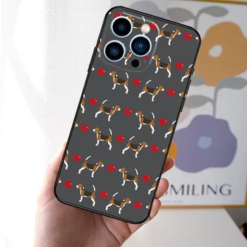 Мягкая задняя крышка с собакой Бигль для iPhone 11 12 13 Pro Max 12 Mini XS Max X 6S 8 7 Plus SE 2020 XR iphone 5 5S