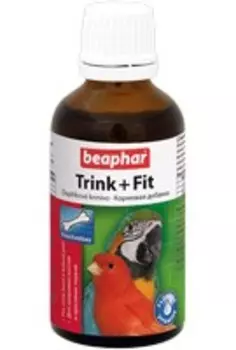Beaphar Trink+Fit / Витамины Беафар для Птиц (витамин С и Кальций) для Костей и Оперения