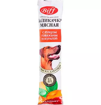 Titbit Biff / Лакомство Титбит для собак Мясная кпикачка с Рубцом говяжьим и курагой