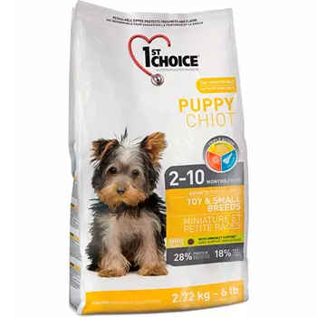 1st Choice Puppy Toy & Small Breeds / Сухой корм Фёст Чойс для Щенков Миниатюрных и Мелких пород Курица