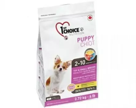1st Choice Puppy Toy & Small Breeds / Сухой корм Фёст Чойс для Щенков Декоративных пород Ягненок Рыба Рис