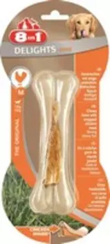 8in1 Delights Strong M / 8в1 Косточка сверхпрочная с куриным мясом для средних и крупных собак