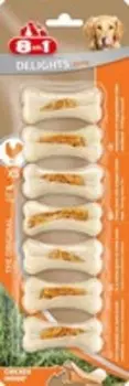 8in1 Delights Strong XS / 8в1 Косточки сверхпрочные с куриным мясом для мелких собак 7,5 см