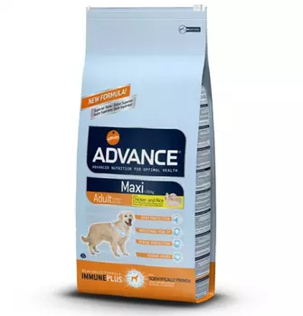 Advance Maxi Adult / Сухой корм Адванс для собак Крупных пород Курица рис