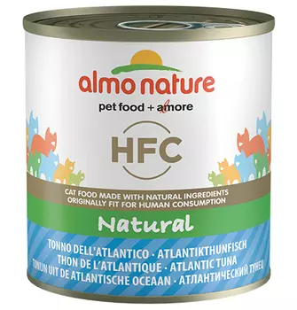 Almo Nature Classic HFC Adult Atlantic Tuna / Консервы Алмо Натюр для кошек с Атлантическим Тунцом (цена за упаковку)