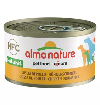 Almo Nature Classic HFC Chicken Drumstick / Консервы Алмо Натюр для собак с Куриными бедрышками (цена за упаковку)