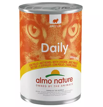 Almo Nature Daily Menu Chicken / Консервы Алмо Натюр для кошек Меню с Курицей (цена за упаковку)