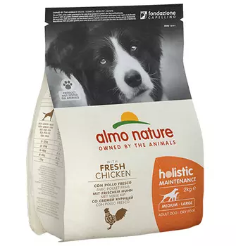 Almo Nature Holistic Medium Chicken / Сухой корм Алмо Натюр Холистик для взрослых собак Средних пород с Курицей