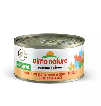 Almo Nature Legend HFC Adult Tuna & Shrimps / Консервы Алмо Натюр для кошек с Тунцом и Креветками (цена за упаковку)