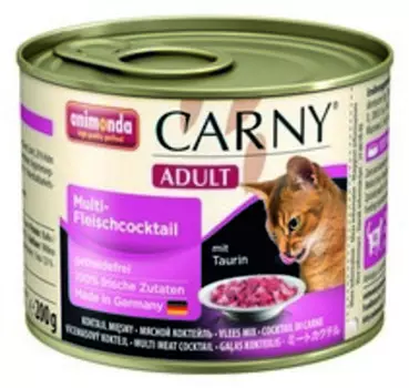 Animonda Carny Adult / Консервы Анимонда для кошек разные виды Мяса (цена за упаковку)