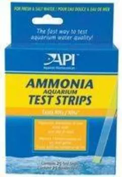 Api Ammonia Aquarium Test Strips / Тест-полоски Апи для определения уровня аммиака