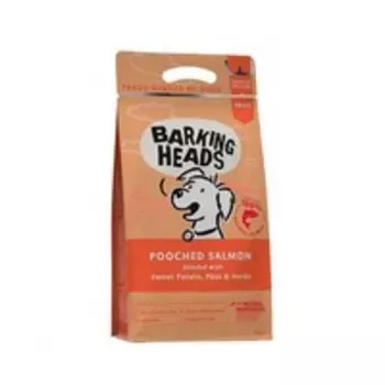 Barking Heads Dog Adult Pooched Salmon Grain free / Сухой Беззерновой корм Баркинг Хэдс для взрослых собак 'Мисочку оближешь' Лосось картофель