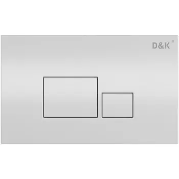 Клавиша смыва D&K Quadro белый матовый