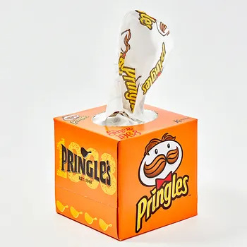 KARTIKA Салфетки бумажные косметические 3 слоя, с рисунком "Pringles" 56
