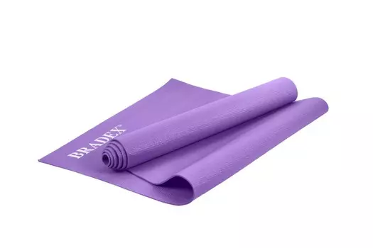 Коврик для йоги и фитнеса 173x61x0,3см Bradex SF 0397 фиолетовый