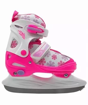 Коньки раздвижные Calambus Jasmin ICE белый\розовый