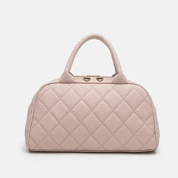 IELGY Maillard color bowling rhombus tote bag чёрный