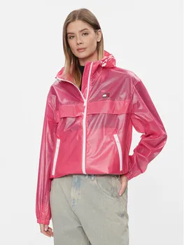 Ветровка стандартного кроя Tommy Jeans, розовый