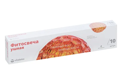 Фитосвечи Витатека ушные классич, 10 шт