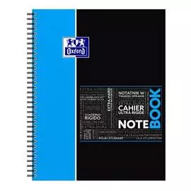 Тетрадь в линейку на спирали 24,5x31 см 80 л Oxford "Sos notes notebook" обл. ламинированный катрон