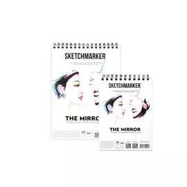 Скетчбук на спирали SKETCHMARKER "THE MIRROR" 30 л 220 г