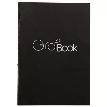 Скетчбук на сшивке Clairefontaine "Graf'Book 360°" А5 100 л 100 г
