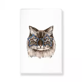 Скетчбук lol&amp;kek "Handy cat glasses" 14х21 см 30 л 120 г