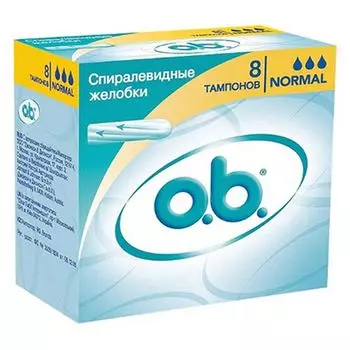 Тампоны женские гигиенические o.b. ProComfort нормал к/у 8шт