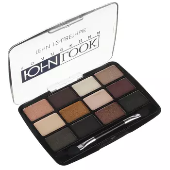 Тени для век 12 цветов тон 02, вес 14 г, ЮниLook ТВ-12