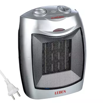 Тепловентилятор LEBEN 750/1500 Вт, HL-902CL 244-004