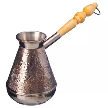 Турка для кофе 380мл, медная, "Цветок"