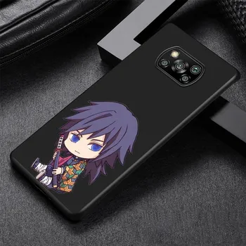 Kamado Tanjirou Demon Slayer Phone Case for Xiaomi Poco X3 NFC M3 X4 Pocophone F1 M4 Pro F3 GT Soft Silicone Black Cover Shell Pocophone F1
